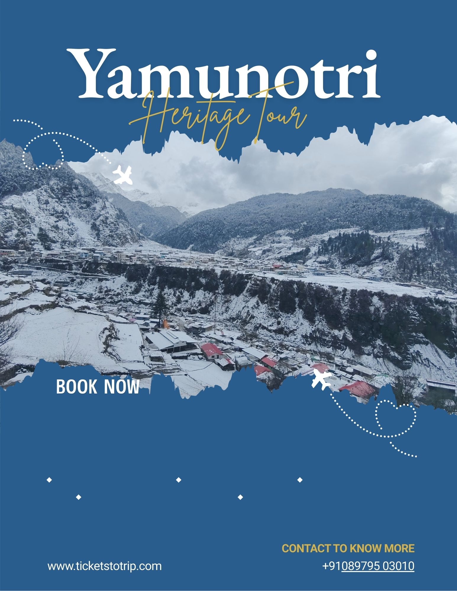 Yamunotri in Winter – Kharsali Village & Snow Travel Guide