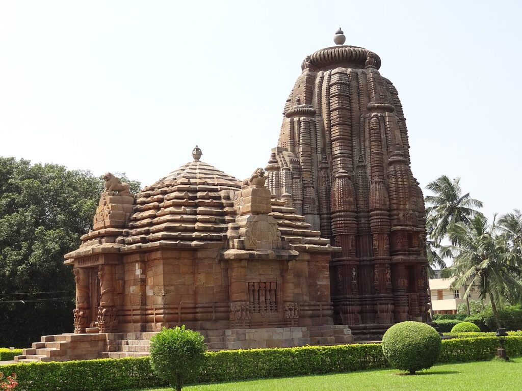 Lingaraj Temple Bhubaneswar – History, Darshan & GuideFAQs (10)

Q1. Where is Lingaraj Temple located?
It is in Bhubaneswar, the capital city of Odisha, also called the Temple City of India.

Q2. Who is worshipped in Lingaraj Temple?
The temple is dedicated to Lord Shiva, worshipped as Harihara (a combined form of Shiva and Vishnu).

Q3. When was Lingaraj Temple built?
It was constructed in the 11th century by the Somavamsi dynasty and later expanded by the Ganga rulers.

Q4. What is special about the temple’s architecture?
It is the largest temple in Bhubaneswar, built in classic Kalinga style with a towering 180 ft spire.

Q5. What are the temple timings?
The temple usually opens early morning (around 6 AM) and closes in the evening (around 9 PM).

Q6. Are non-Hindus allowed inside Lingaraj Temple?
No, entry is restricted to Hindus, but non-Hindus can view the temple from a platform outside.

Q7. What festivals are celebrated at Lingaraj Temple?
Shivaratri, Ratha Yatra (Ashokashtami), and Chandan Yatra are celebrated with great devotion.

Q8. Is there an entry fee for the temple?
No, there is no entry fee for devotees to visit the temple.

Q9. How can one reach Lingaraj Temple?
The temple is well connected by road; the nearest railway station is Bhubaneswar Junction, and the nearest airport is Biju Patnaik International Airport.

Q10. Why is Lingaraj Temple famous?
It is renowned for its spiritual aura, intricate carvings, and as a key example of Odisha’s temple architecture.