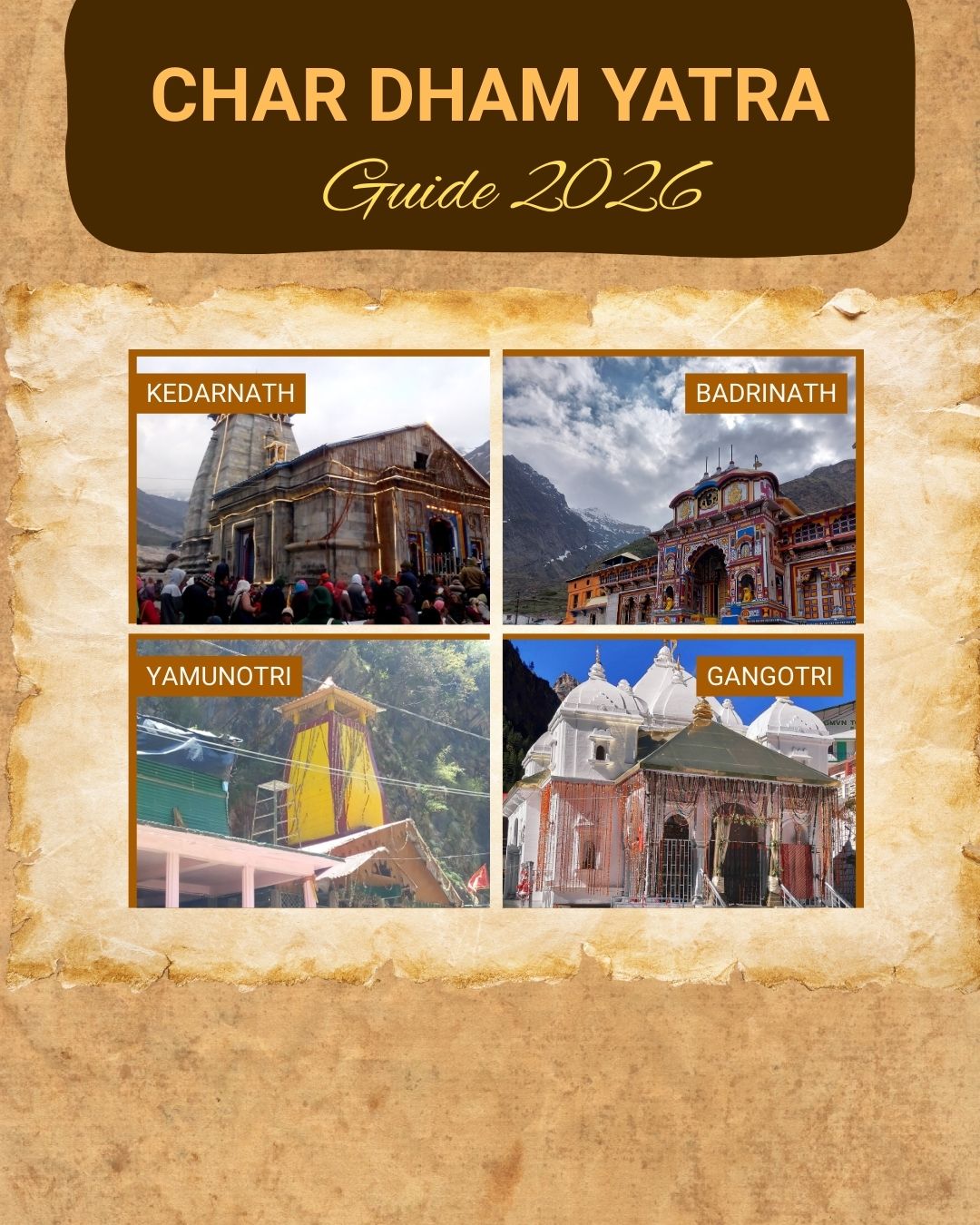 Char Dham Tour Guide 2026